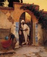 Par l’entrée Arabian peintre Rudolf Ernst